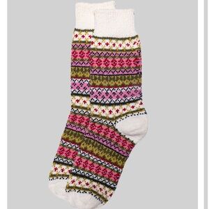 American Trench Women's Cotton Fair Isle Socks